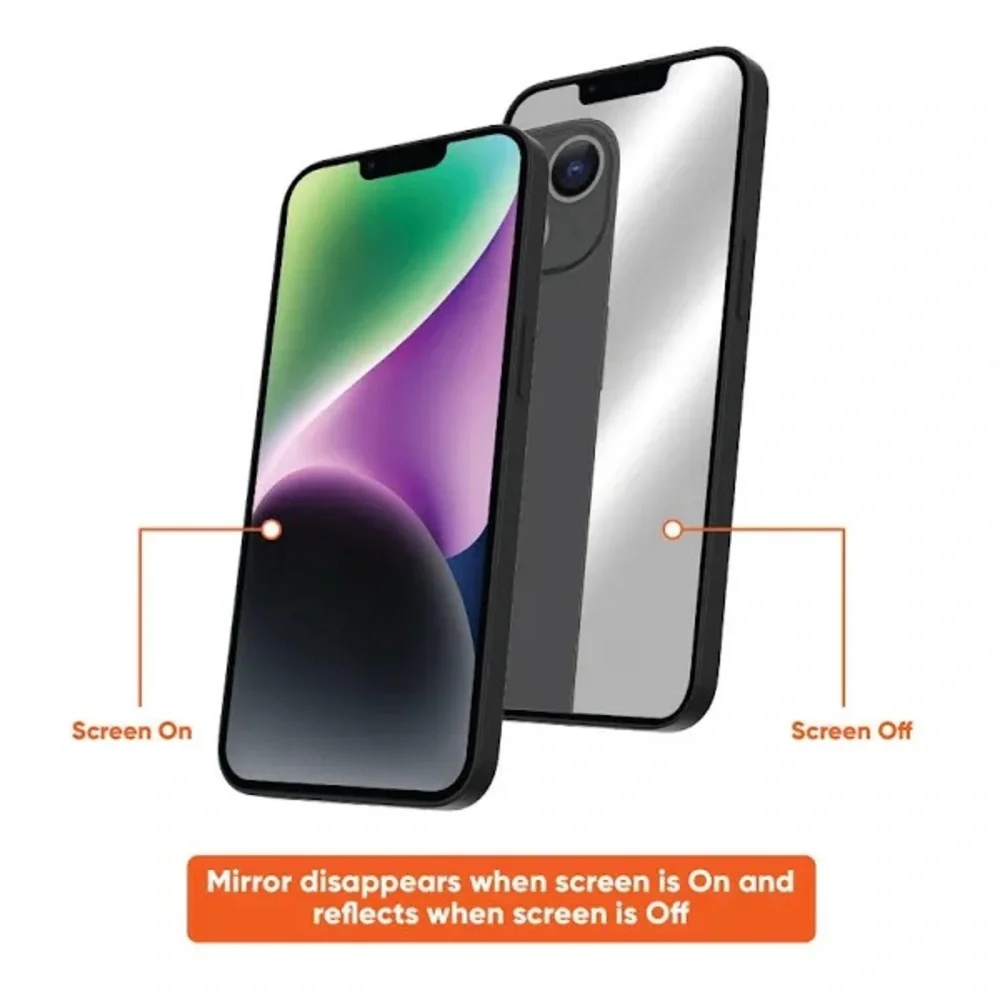 onn. Mirror Glass Screen Protector for the iPhone 15 Pro Max NWT/ NIP